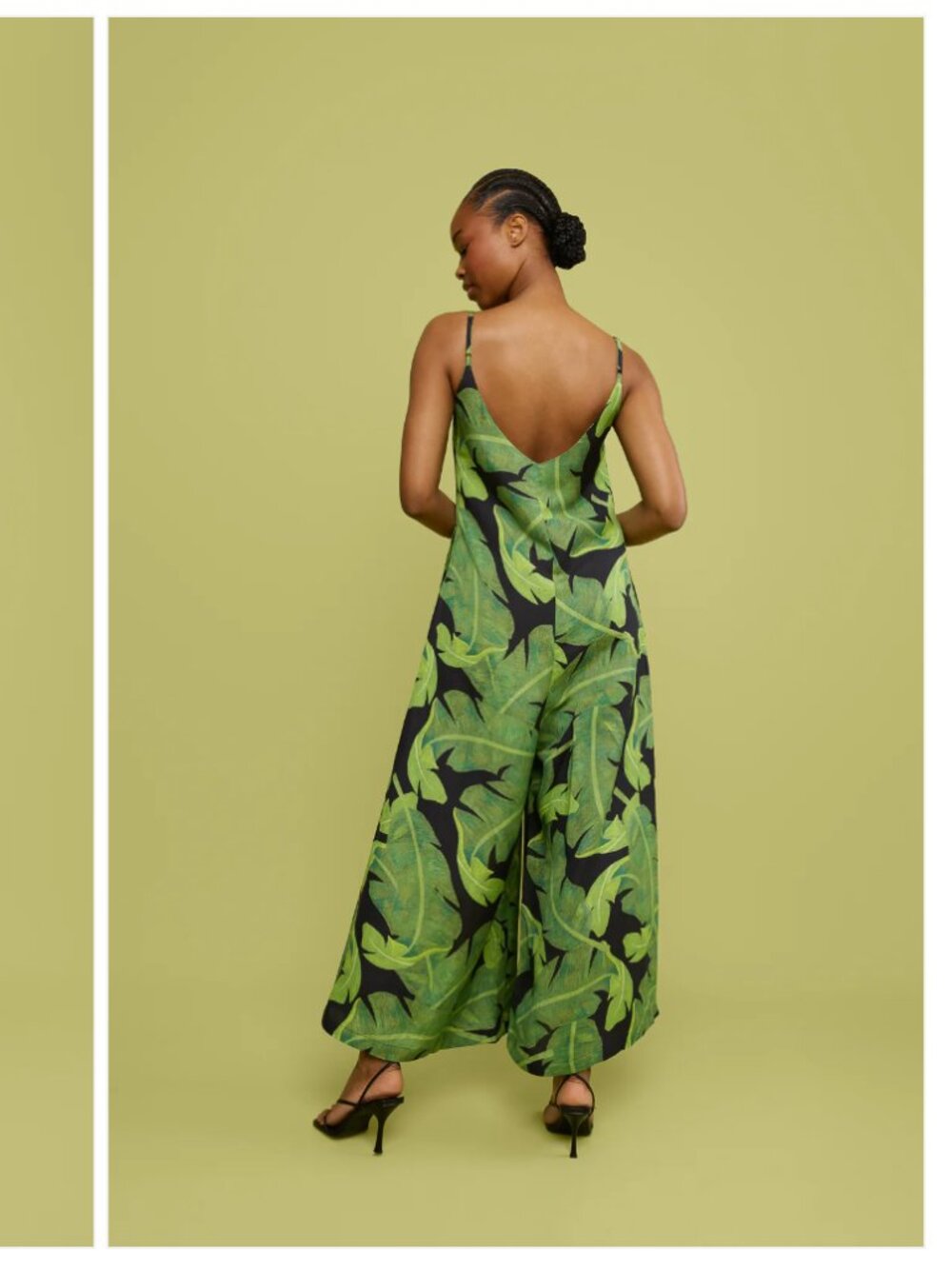 Lani Linen Jumpsuit in Selva | Mixed by Nasrin - Picture 2 of 3
